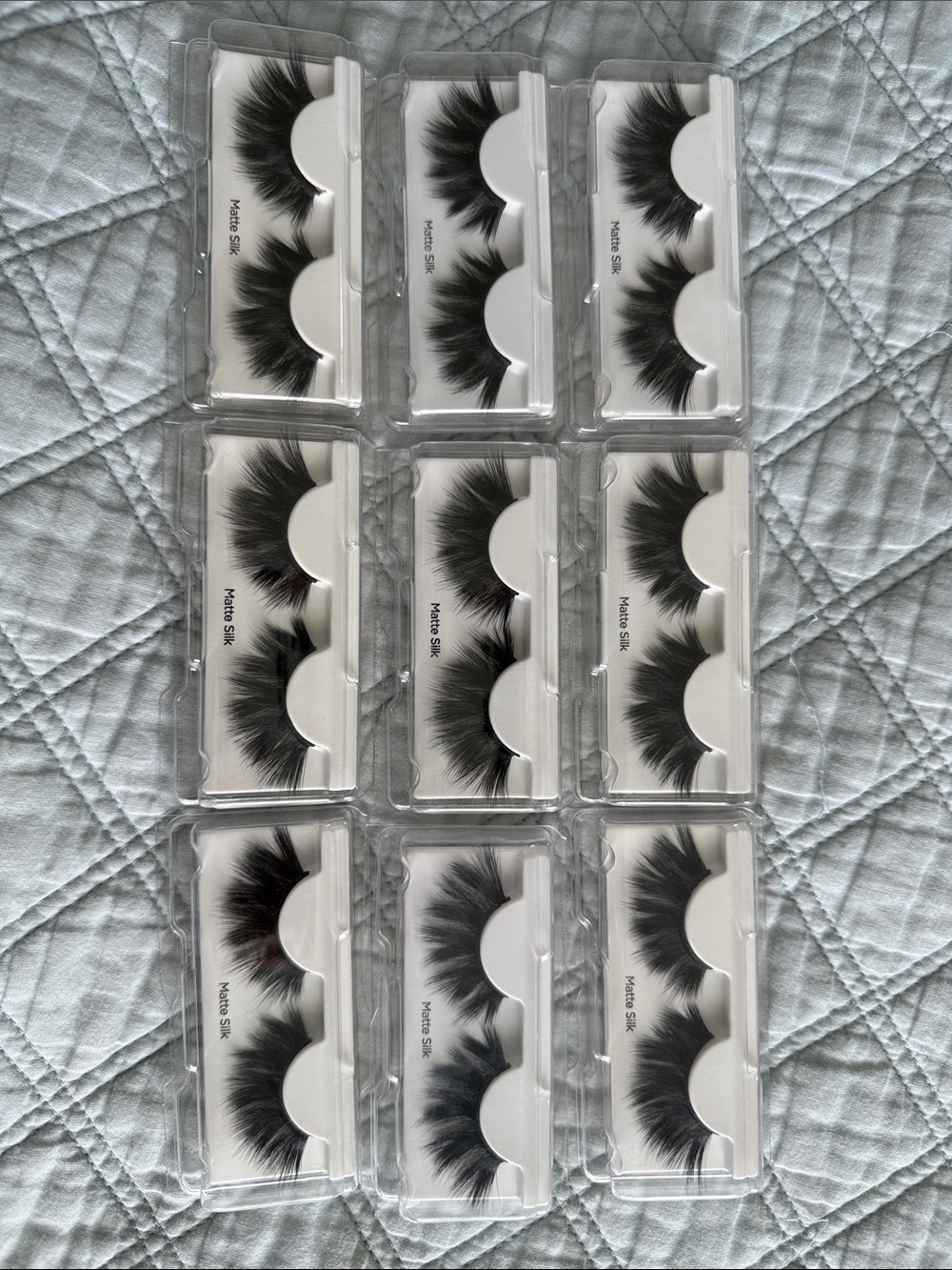 Kiss Matte Silk faux milk 3D strip lashes - 9pk bundle